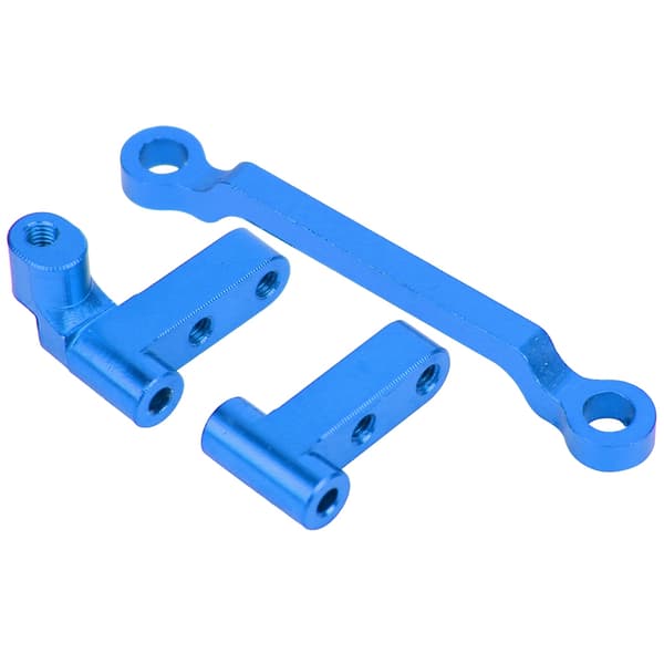 Styreforbindelse i aluminiumlegering for 1/18 A949 A959-B A969 A979 K929 RC-bil Blå