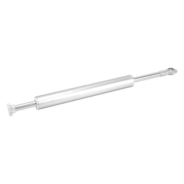 Motorcykel Styredæmper 330 mm Universal Aluminium Styredæmper Stabilisator til de fleste motorcykler Sølv