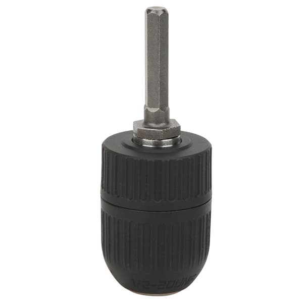 Elektrisk borepatronadapter 1 2 tommer sekskantet skaft 2 til 13 mm kapacitet 1 2 20 UNF gevind