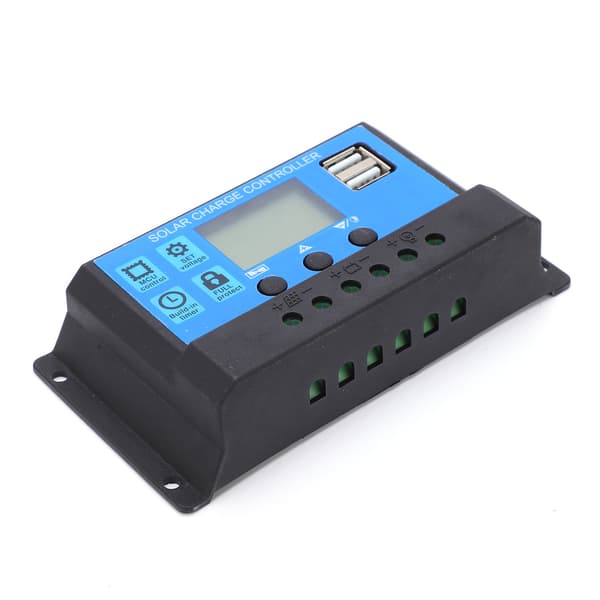 MPPT Solar Charge Controller 5V 3A USB-udgang LCD-display Stor effekt