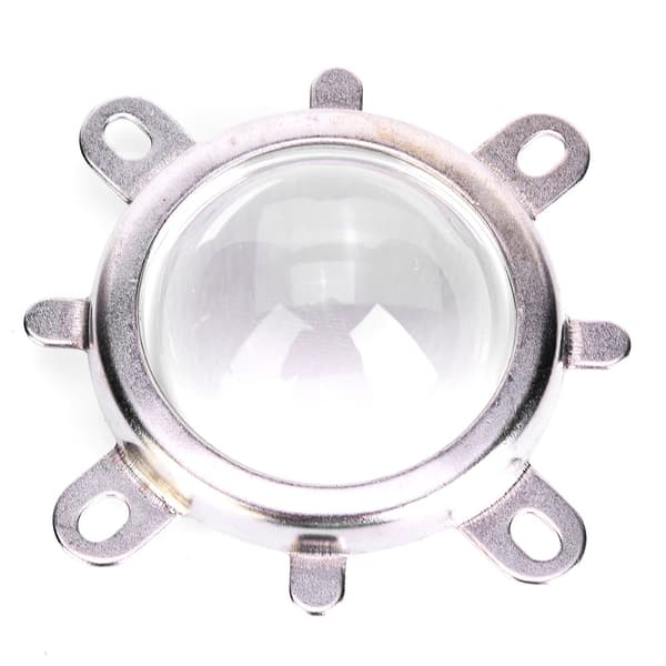 44mm Optisk Glaslins 50mm Reflektor Kollimator Kopp Snabbmontering för 20-100W LED-ljus 60 Grader