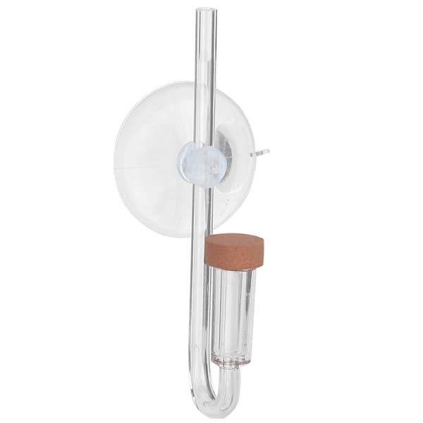 CN05 02 Transparent Akryl CO2 Refuser Mini Diffuser Akvarium Tillbehör