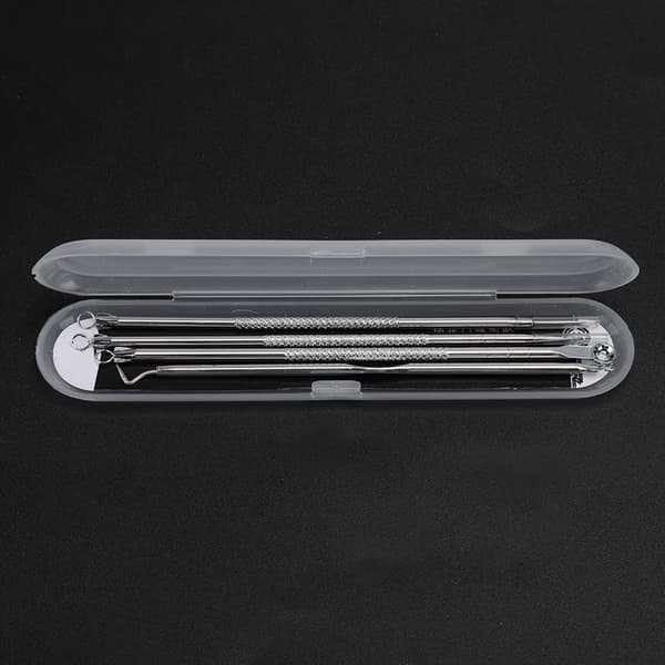 Spetsiga Blackhead Remover Double Head Pimple Extractor Tool Kit