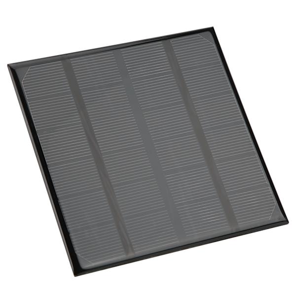 2W 6V Mini Monokristallin Kisel Solpanel Modulceller Utomhus Camping Batteriladdare