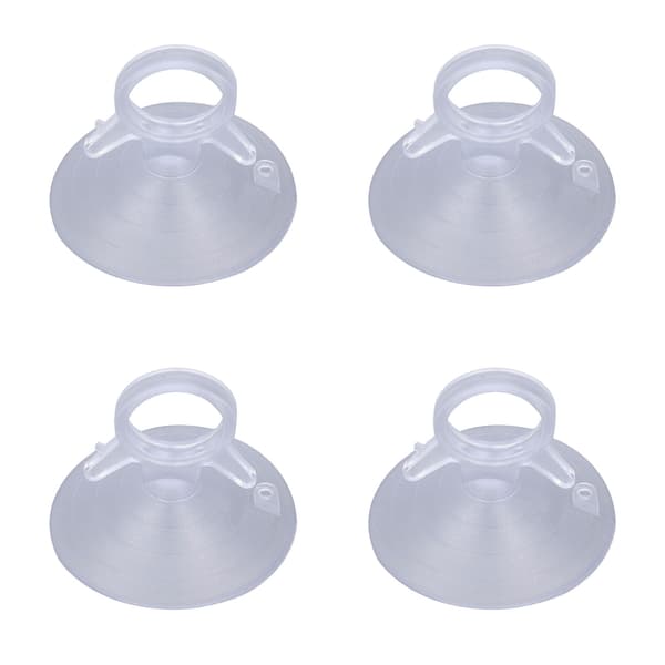 Stark transparent sugkopp för bilglas med dragring