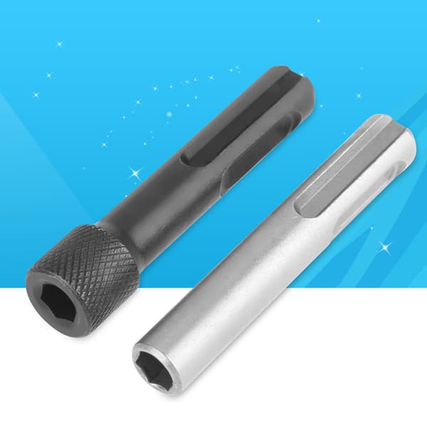Magnetisk sekskantfeste SDS skrutrekkerbitsholder socket adapter 2-delt sett