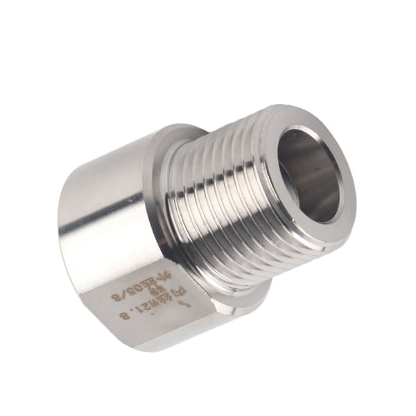 CO2 Regulator Adapter Akvarium Sylinder Konverter W21.8 til G5 8