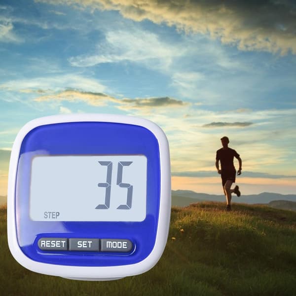 3D Skridttæller LCD Display Pedometer med Klips