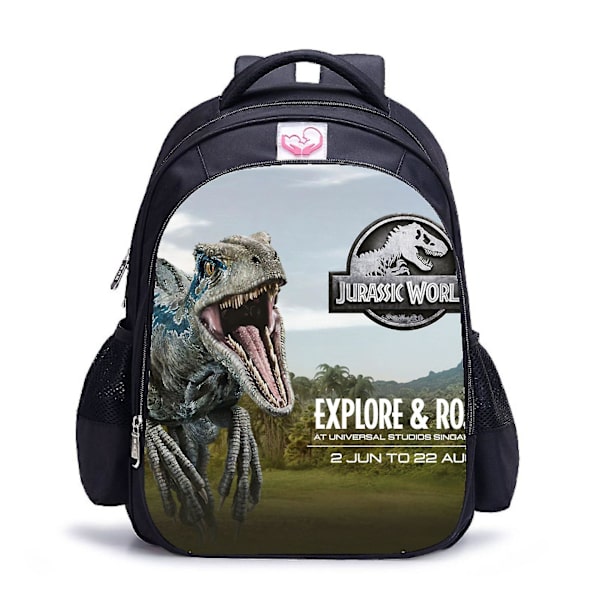 3D Animal Dinosaur -reppu pojille koululasten kirjalaukku