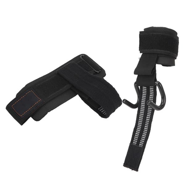 1 Par Träningshandledskrokar Lyftande Pull Up Strap Krokar Tyngdlyftning Halkfria Grepp Armband Styrketräning