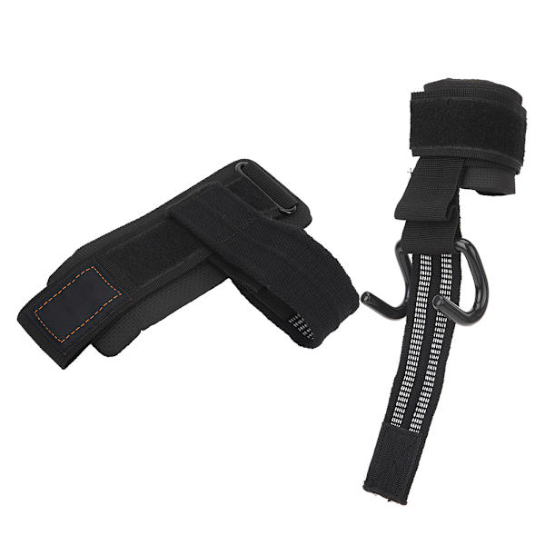 1 Par Workout Håndledsstropper Løft Pull Up Strap Hooks Vægtløftning Anti-slip Greb Håndledsband Power Training