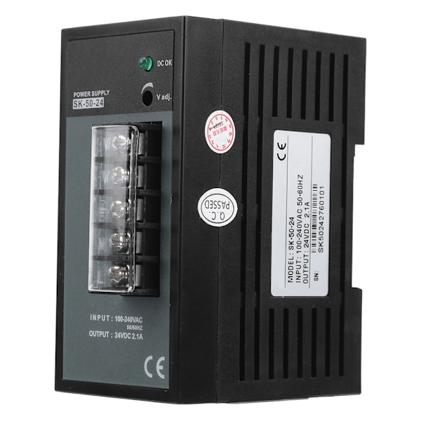 SK5024 Mini DIN-kiskosyöttölaite AC 100 240V