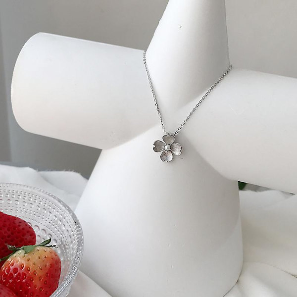Halsband Silver S925 Peearl Modesmycken Ac7553