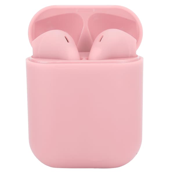 TWS Bluetooth 5.0 Trådløse Touch Control Ørepropper med Opladningsetui Pink