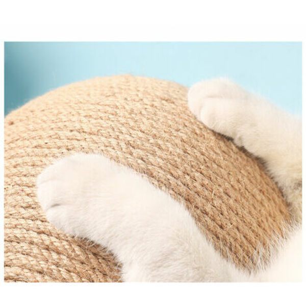 Katt skrapleksaker Katt skrapleksaker Cat Claw Board Handlindad sisalrep Katt Kattram Slitstark kattskrapstolpe