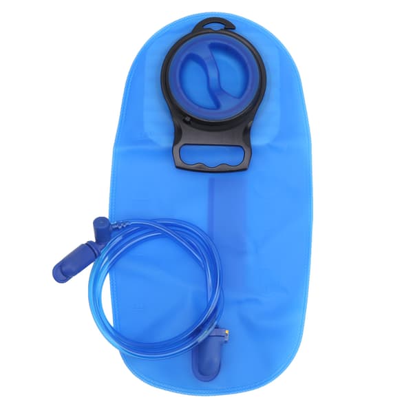 2L Utomhus Bärbar Vattenblåsa TPU PVC Dricksvattenpåse med Skala Dricksrör