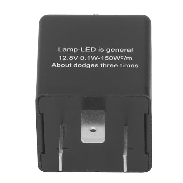 3-benet justerbart LED-blinkrelæ Normalt åben kontaktfrekvens DC12V 10A