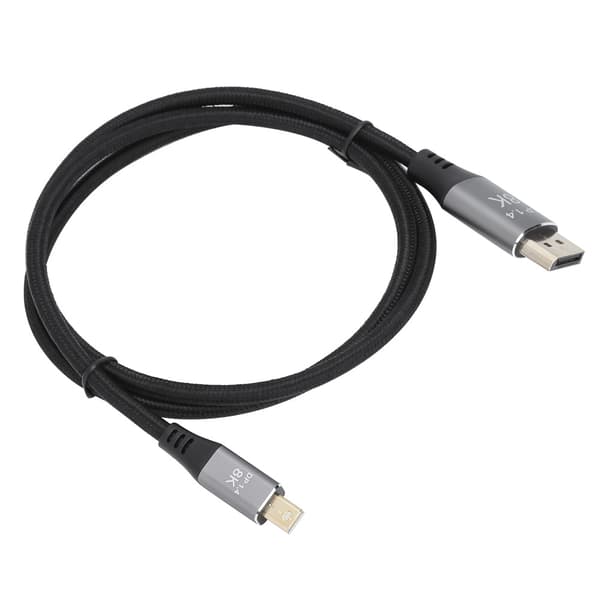 Mini DP til DP Adapterkabel 1.4 Versjon 8K Høydefinisjon 1 meter Lengde Mini DisplayPort