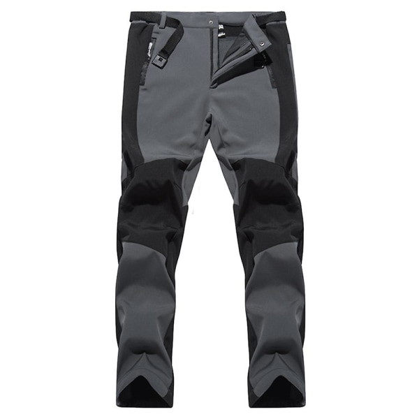 Miesten Colorblock-vuoratut housut taskuilla Grey M