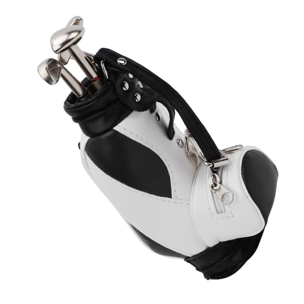 Desktop Golf Putter Pen Holder Sort Hvid Golf Gave til Spillere