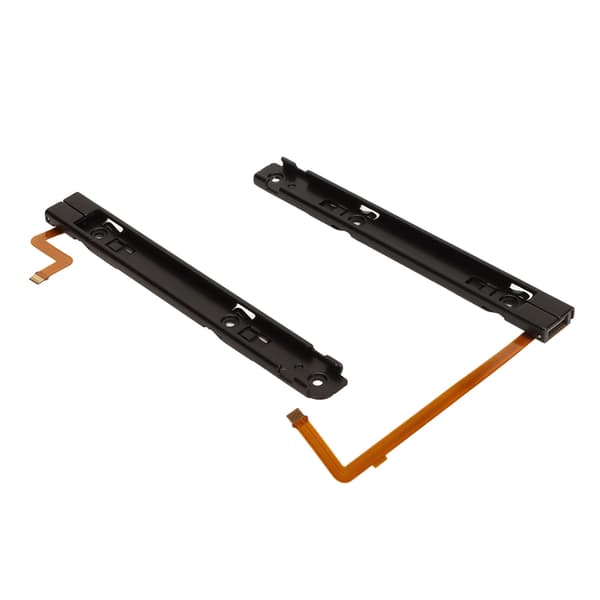 LR Glideskinne Professionel Udskiftning Venstre Højre Glideskinne med Sensor Flex Kabel til Switch OLED Konsol