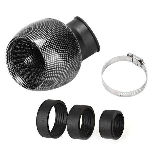 Kulfiber Motorcykel Luftindtagsfilter