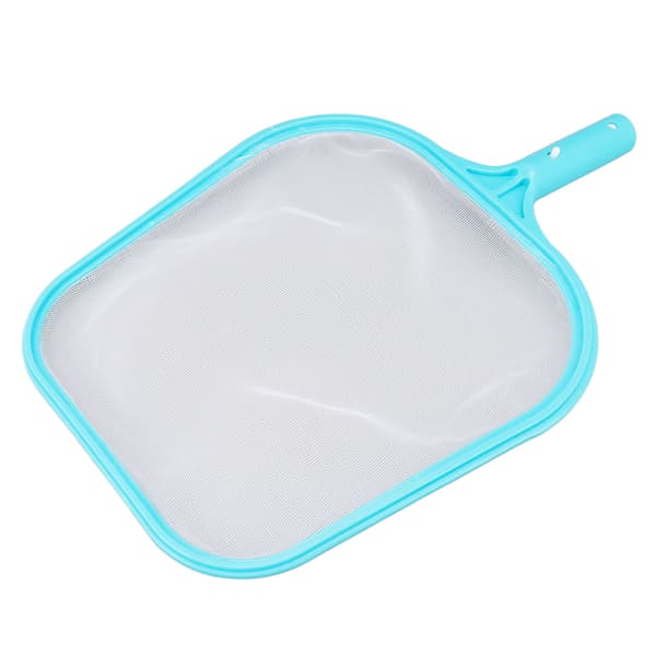 Cyan Pool Net Hurtig Rengøring Plast Nylon Skimmer Bladnet til Spabade Springvand