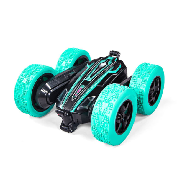 Deformation Swing Arm Stunt Car Electric Toy Car Single Remote Control - Tummansininen