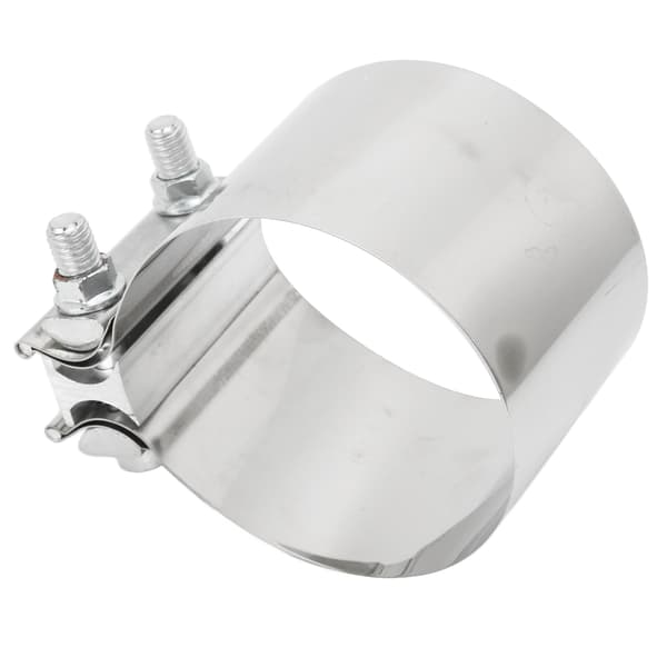 Eksosklemme i rustfritt stål Universal lyddemper Down Pipe Header 4in 10.16cm