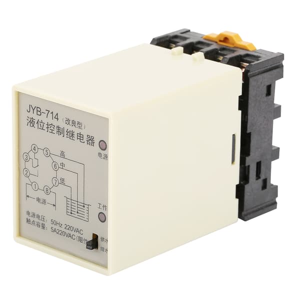 JYB 714 Væskeniveaurelæ Vandstandsregulator 220V Base