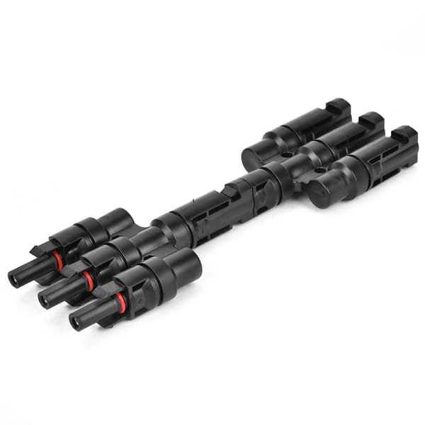 2 i 4-veis solcellekabeladapter 1 til 3 T-type solcellepanelkabeladapter