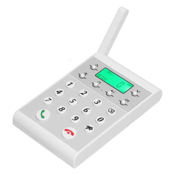 Trådløs Intercom Telefon 1000m Rækkevidde Klar Opkald Smart Netværk Håndfrit Intercom System Vært Hvid