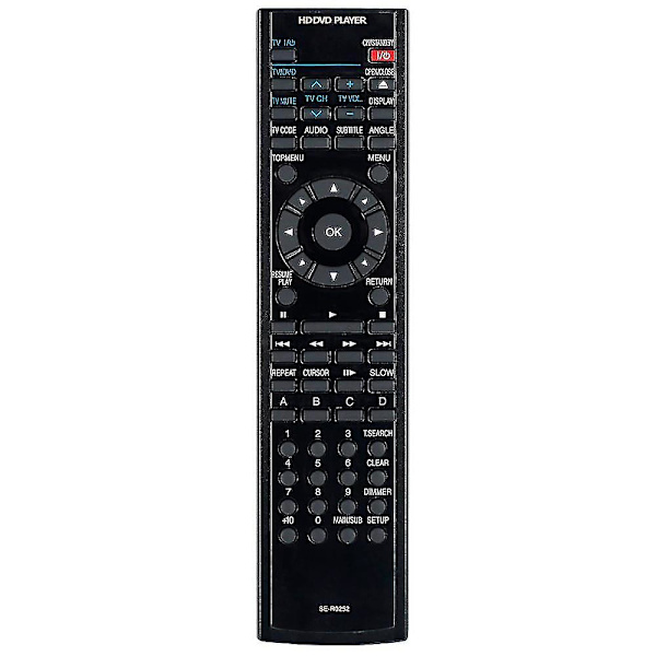 fjernbetjening til Toshiba Hd Dvd Player Controller Se-r0252 Hd-a2 A20 A35 Hda2ku