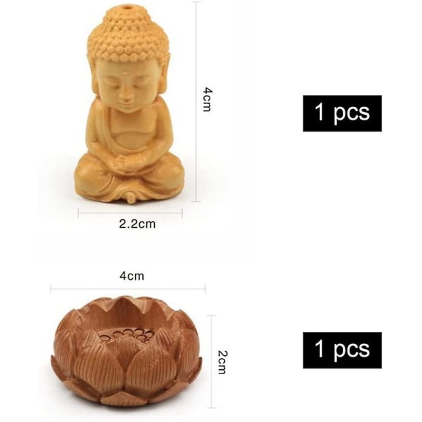 Buddha Ornament Hänge DIY Tillbehör Delar Bilhängande