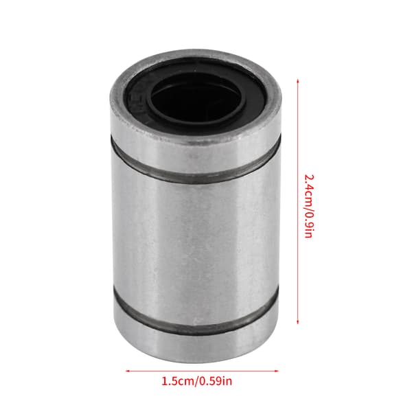 8mm LM8UU Lineær Kulelagerbøssing 12 stk for 3D-skriver CNC-deler
