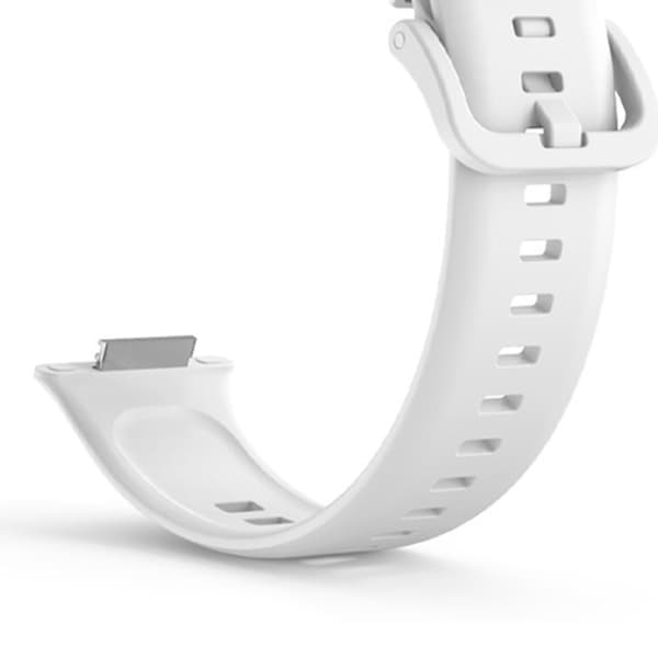 Justerbart silikonarmband för smartklocka till Huawei Watch Fit 2 Vit