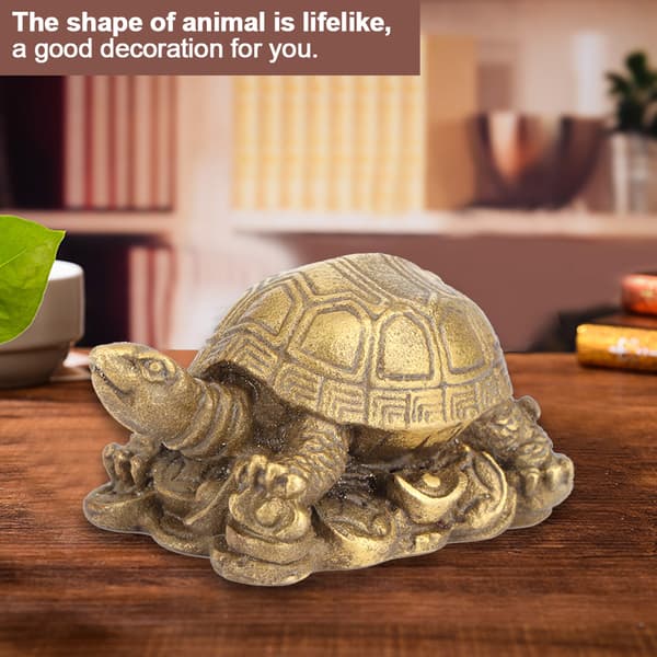 Kinesisk brons Lucky Tortoise Craft Dekoration