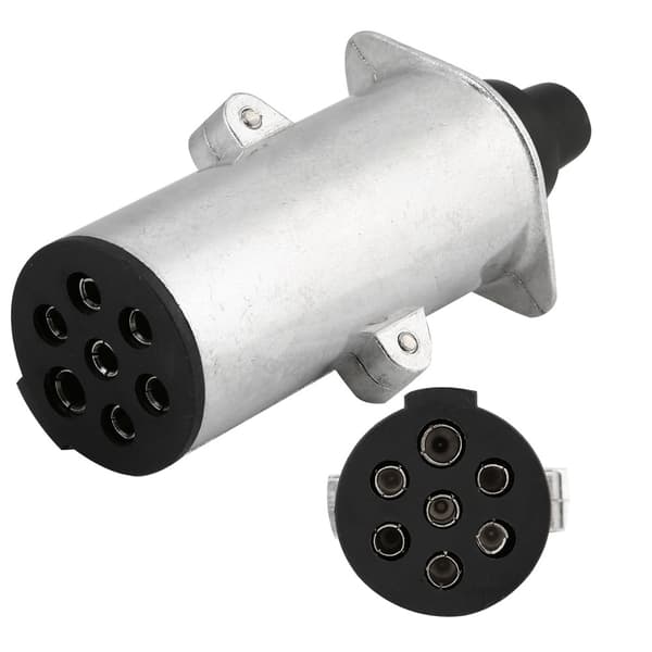 24V 7-benet Trailer Stik N Type Trækstik Adapter til Trailer Lastbil Campingvogn