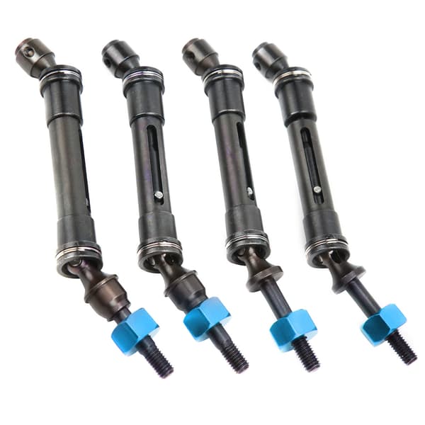 Traxxas Slash Metal CVD Forreste Bageste Drivaksel Transmission Aksel med Adapter Blå
