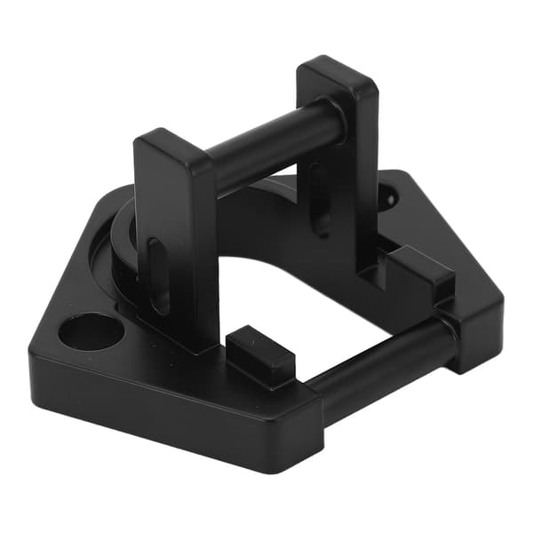 RV Markisefod 3825.RV.032922 Solid Aluminium Bundfod Sort til Sunchaser II Heavy Duty End Plug Afrundet Hardware