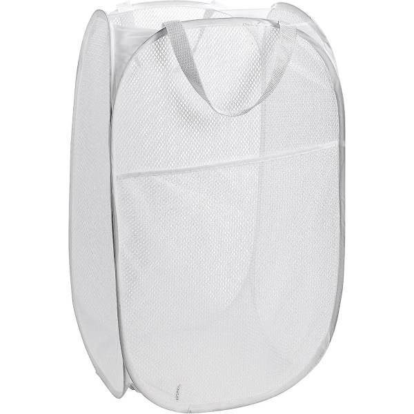 Mesh Popup vasketøjskurv - Bærbare, holdbare håndtag, sammenklappelig til opbevaring og nem at åbne. Foldebare pop-up tøjkurve er gode til børnene