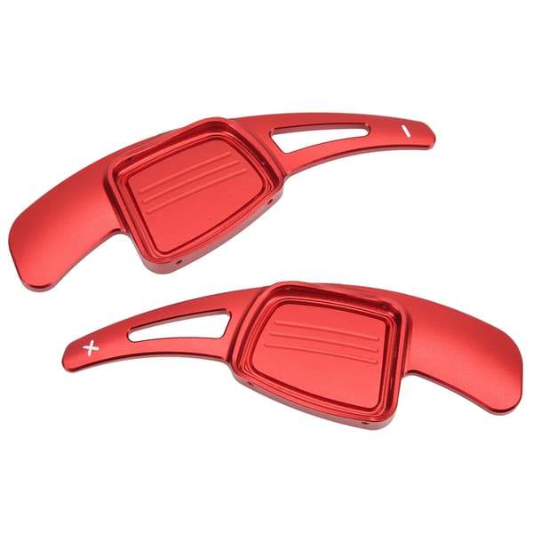 Aluminiumslegering Paddle Shifter-forlengelse for Audi A3 8V A4 A5 B9 B9.5 A7 Q3 Q5 2017+ Rød