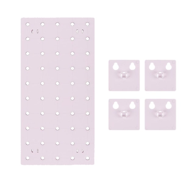 Wall Control Pegboard -teline Vaakasuuntainen Pegboard - Helppo asentaa Pegboard -levyt S White