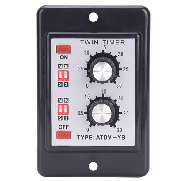 Vred Kontroll Dubbel Timerrelä ATDV YB AC110V 220V 50 60Hz