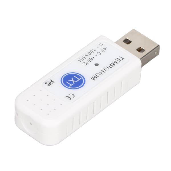 USB Datamaskin Termometer Hygrometer Multifunksjons Datalogger Alarm Temperatur Fuktighetsmonitor