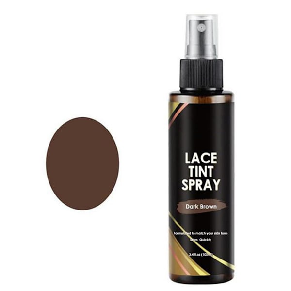 Långvarig spetstintspray för peruker