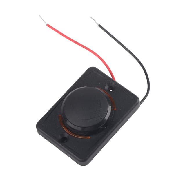3.1A Dobbelt USB Biloplader 12V 24V Sort LED Gult Lys
