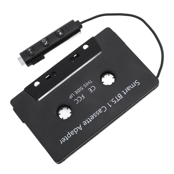 Bluetooth 5.1 Kassette til AUX Adapter Trådløs Bil Lastbil Audio Konverter DC 5V