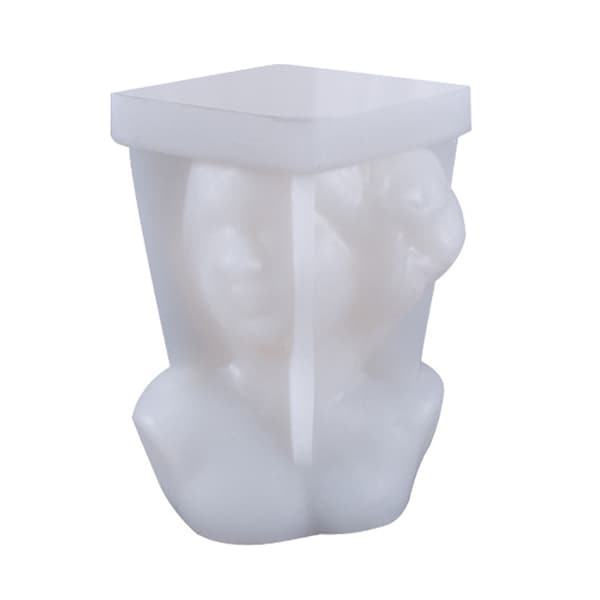 3D Silikone Lysform DIY Silikone Støbning Kvindelig Kropsform