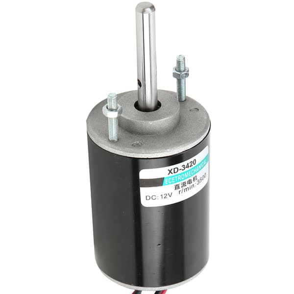 Hög Hastighet 12V 3500RPM Permanent Magnet DC Motor 30W